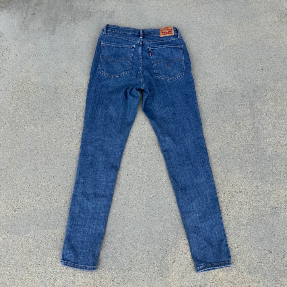 Levi's 721 High Rise Skinny Jeans Women 29 Medium Wash Blue Denim Pants